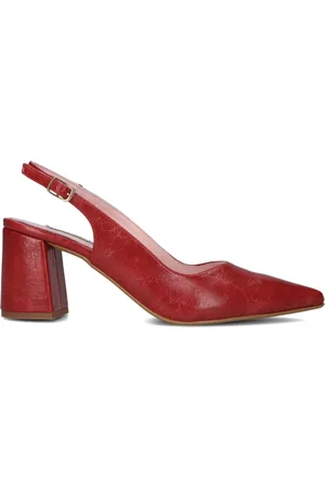 NOTRE-V Dames, Schoenen, Rood, Maat: 39 EU Linnen