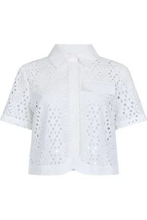 Liu Jo Dames, Blouses & Shirts, Wit, Maat: XS Katoen
