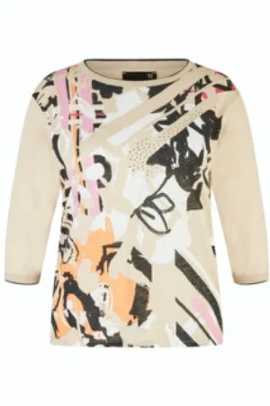 Rabe Dames, Tops, Veelkleurig, Maat: 4XL
