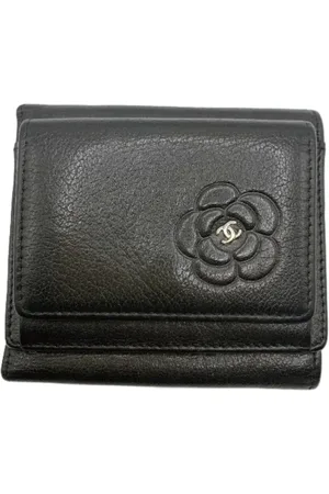 CHANEL Dames, Pre-owned, Zwart, Maat: ONE Size Leer