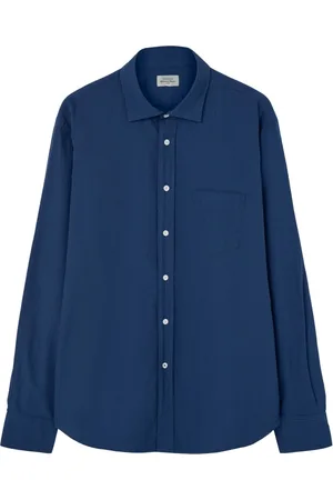HARTFORD Heren, Overhemden, Blauw, Maat: XL Katoen