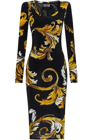 VERSACE Dames, Jurken, Veelkleurig, Maat: S
