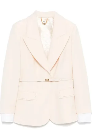 Elisabetta Franchi Dames, Jassen, , Maat: L Denim