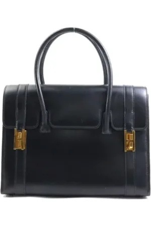 Hermès Dames, Pre-owned, Zwart, Maat: ONE Size Leer