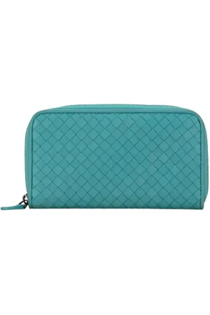 Bottega Veneta Dames, Pre-owned, Blauw, Maat: ONE Size Leer