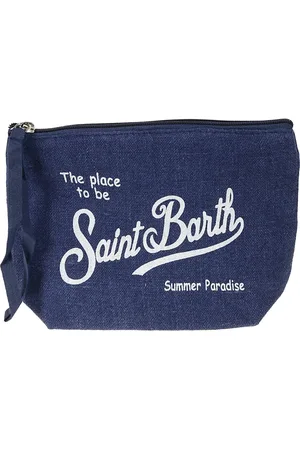 MC2 SAINT BARTH Heren, Tassen, Blauw, Maat: ONE Size Linnen