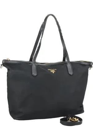 Prada Dames, Pre-owned, Zwart, Maat: ONE Size Nylon