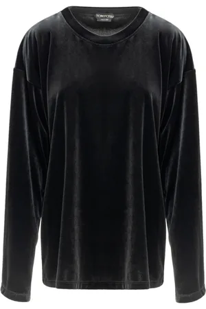 Tom Ford Dames, Tops, Zwart, Maat: S Poliester