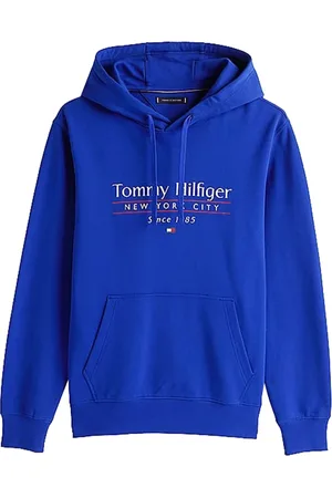 Tommy Hilfiger Heren, Sweatshirts & Hoodies, Blauw, Maat: M