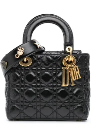Dior Dames, Pre-owned, Zwart, Maat: ONE Size Leer