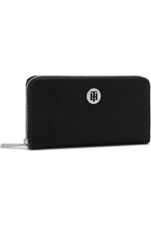 Tommy Hilfiger Dames, Accessoires, Zwart, Maat: ONE Size Leer