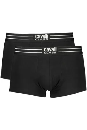 Roberto Cavalli Heren, Ondergoed, Zwart, Maat: 2XL Katoen