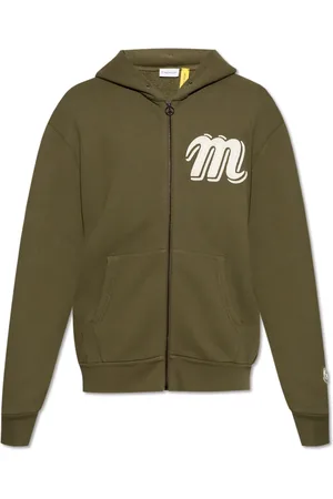 Moncler Heren, Sweatshirts & Hoodies, Groen, Maat: M Katoen