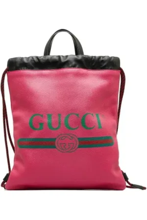 Gucci Dames, Pre-owned, Roze, Maat: ONE Size Leer