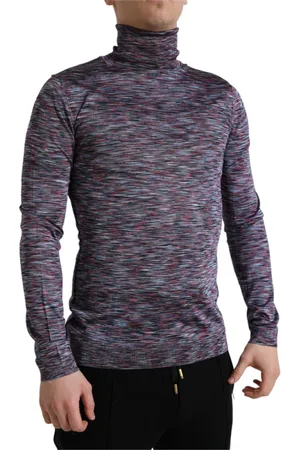 Dolce & Gabbana Heren, Truien, Veelkleurig, Maat: L Viscose