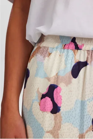 Numph Dames, Broeken, Veelkleurig, Maat: XS Viscose