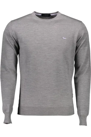 HARMONT&BLAINE Heren, Truien, Grijs, Maat: 3XL Wol