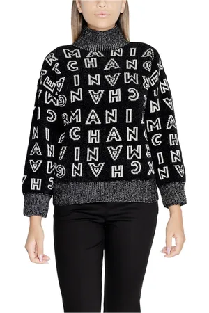Armani Exchange Dames, Truien, Zwart, Maat: L Poliester