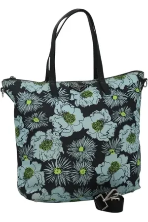 Prada Dames, Pre-owned, Blauw, Maat: ONE Size Nylon