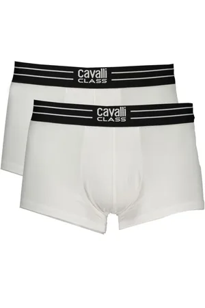 Roberto Cavalli Heren, Ondergoed, Wit, Maat: XL Katoen