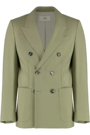 Ami Dames, Jassen, Groen, Maat: XL Wol