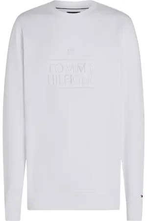 Tommy Hilfiger Heren, Sweatshirts & Hoodies, Wit, Maat: XL