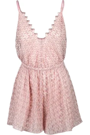 Missoni Dames, Jumpsuits & Playsuits, Roze, Maat: M Viscose