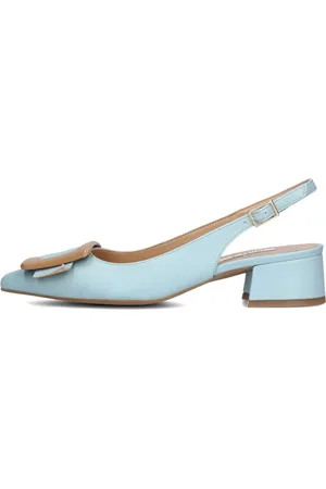 NOTRE-V Dames, Schoenen, Blauw, Maat: 38 EU Linnen