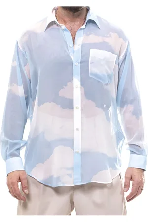 Moschino Heren, Overhemden, Blauw, Maat: L