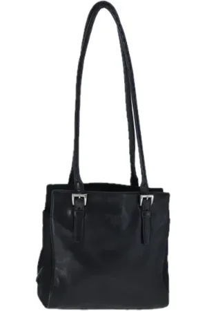 Prada Dames, Pre-owned, Zwart, Maat: ONE Size Leer