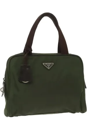 Prada Dames, Pre-owned, Groen, Maat: ONE Size Nylon