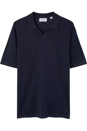 Les Deux Heren, Tops, Blauw, Maat: XL Linnen