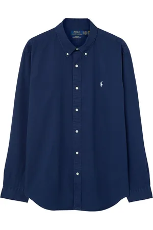 Ralph Lauren Heren, Overhemden, Blauw, Maat: S