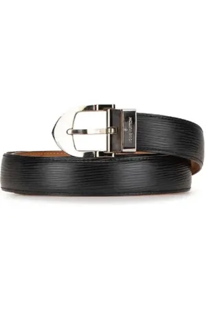 LOUIS VUITTON Heren, Pre-owned, Zwart, Maat: ONE Size Leer