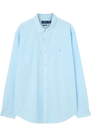 Ralph Lauren Heren, Overhemden, Blauw, Maat: 2XL