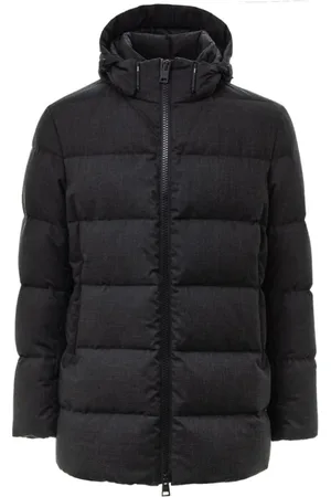 HERNO Heren, Jassen, Zwart, Maat: L Wol