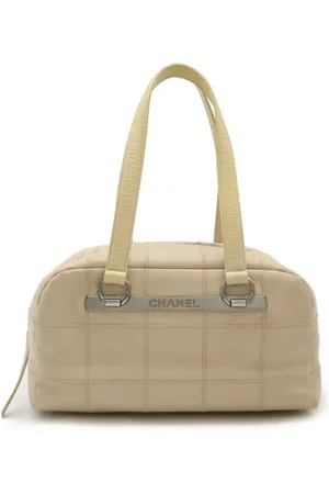 CHANEL Dames, Pre-owned, Roze, Maat: ONE Size Leer
