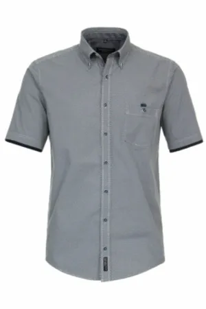 Casa Moda Heren, Overhemden, Blauw, Maat: 2XL