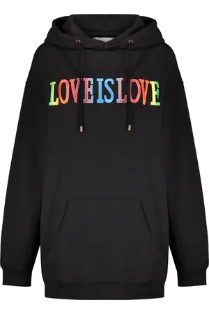 Alberta Ferretti Dames, Sweatshirts & Hoodies, Zwart, Maat: XS Katoen