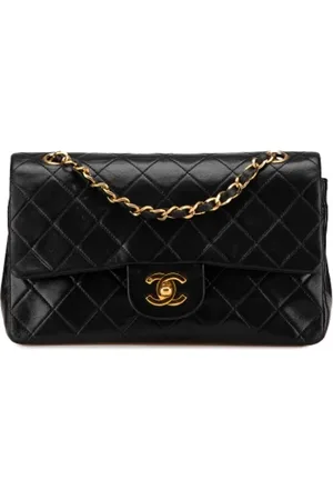 CHANEL Dames, Pre-owned, Zwart, Maat: ONE Size Leer