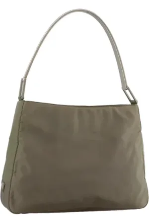 Prada Dames, Pre-owned, Groen, Maat: ONE Size Nylon