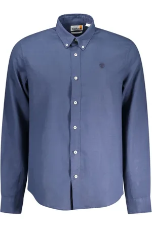 Timberland Heren, Overhemden, Blauw, Maat: M Katoen