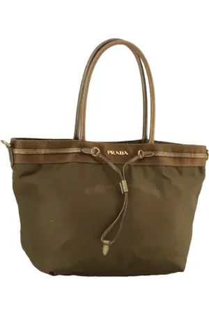 Prada Dames, Pre-owned, Groen, Maat: ONE Size Nylon