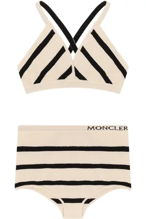 Moncler Dames, Badkleding, Wit, Maat: XS Katoen