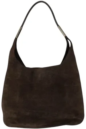 Gucci Dames, Pre-owned, Bruin, Maat: ONE Size Leer