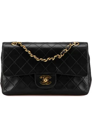 CHANEL Dames, Pre-owned, Zwart, Maat: ONE Size Leer