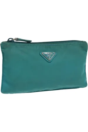 Prada Dames, Pre-owned, Blauw, Maat: ONE Size Nylon