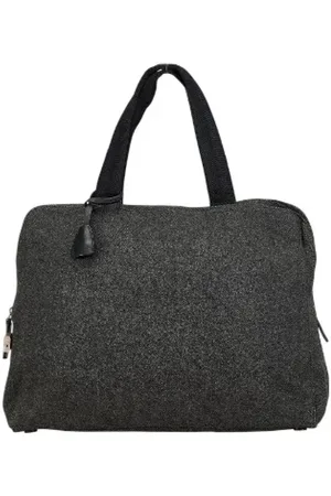 Prada Dames, Pre-owned, Zwart, Maat: ONE Size Wol