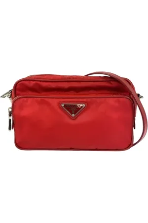 Prada Dames, Pre-owned, Rood, Maat: ONE Size Nylon