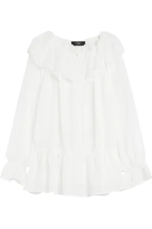 Max Mara Dames, Blouses & Shirts, Wit, Maat: XS
